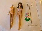 Vintage Original Mattel Brunette Straight Leg Francie Doll with Extras