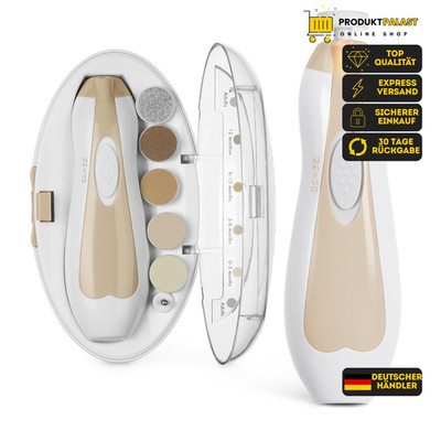 haakaa Elektrischer Baby-Nagelknipser mit 6 Schleifkopf LED
