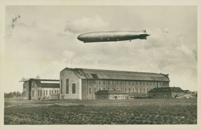 Ansichtskarte Friedrichshafen Hallen Graf Zeppelin  (Nr.9161)