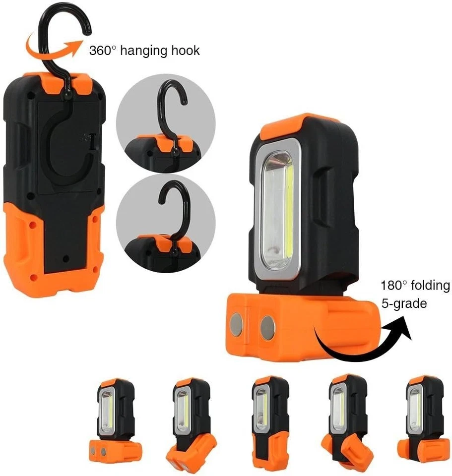 Luz de trabajo para reparación de automóviles emergencias senderismo y acampada Foto 2 de 4