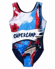 Snowflake Designs Gymnastics Leotard Adult Small Supercamp Paris Eiffel Tower