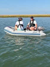 Seago 260 Inflatable Boat Dinghy + Tohatsu 3.5HP Outboard Engine Tender