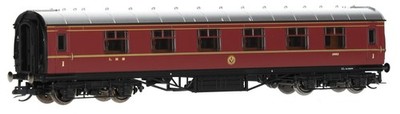 TT4007 Hornby TT (Maßstab 1:120) 57' Corridor First Coach 1062 LMS (Gebraucht)