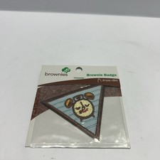 Official Brownie Girl Scouts Try-It Badge Patch Iron On NEW - My Great Day