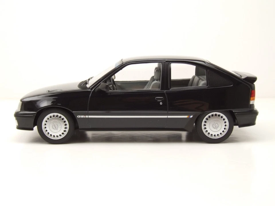 Opel Kadett E GSi 1991 schwarz metallic Helmut Schmidt Modellauto 1:18 Norev - Bild 3 von 4