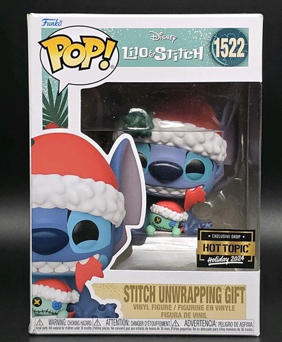 Funko Pop! Stitch Unwrapping Gift #1522 Disney Lilo & Stitch Hot Topic Exclusivo - Imagen 1 de 6
