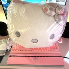 Hello Kitty 2 Pack Decorative Pillows Flower Face Plush Set Kawaii 2025 Sanrio