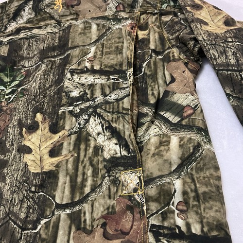 Browning Shirt Mens Extra Large Green Camouflage Odorsmart Break Up Infinity - Picture 22 of 23