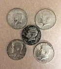 1969-D Kennedy Half dollars Lot of 5 40% Silver