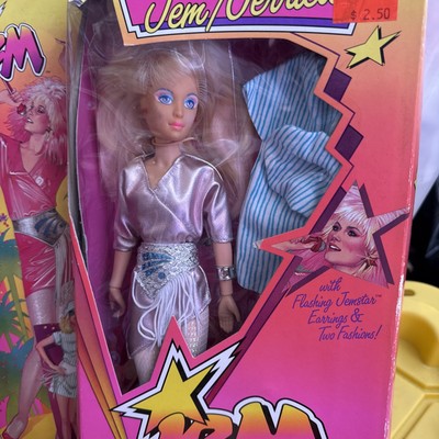 1985 Jem Truly Outrageous! Doll Jem / Jerrica Hasbro NRFB Vtg 80's