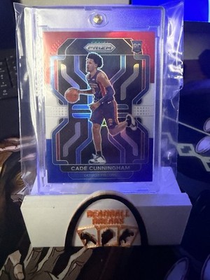 2021-22 Panini Prizm Red White & Blue Prizm Rookie Cade Cunningham #282
