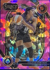 Aaliyah Edwards 2025 Panini Select WNBA Courtside Pink Ice #231 Sun
