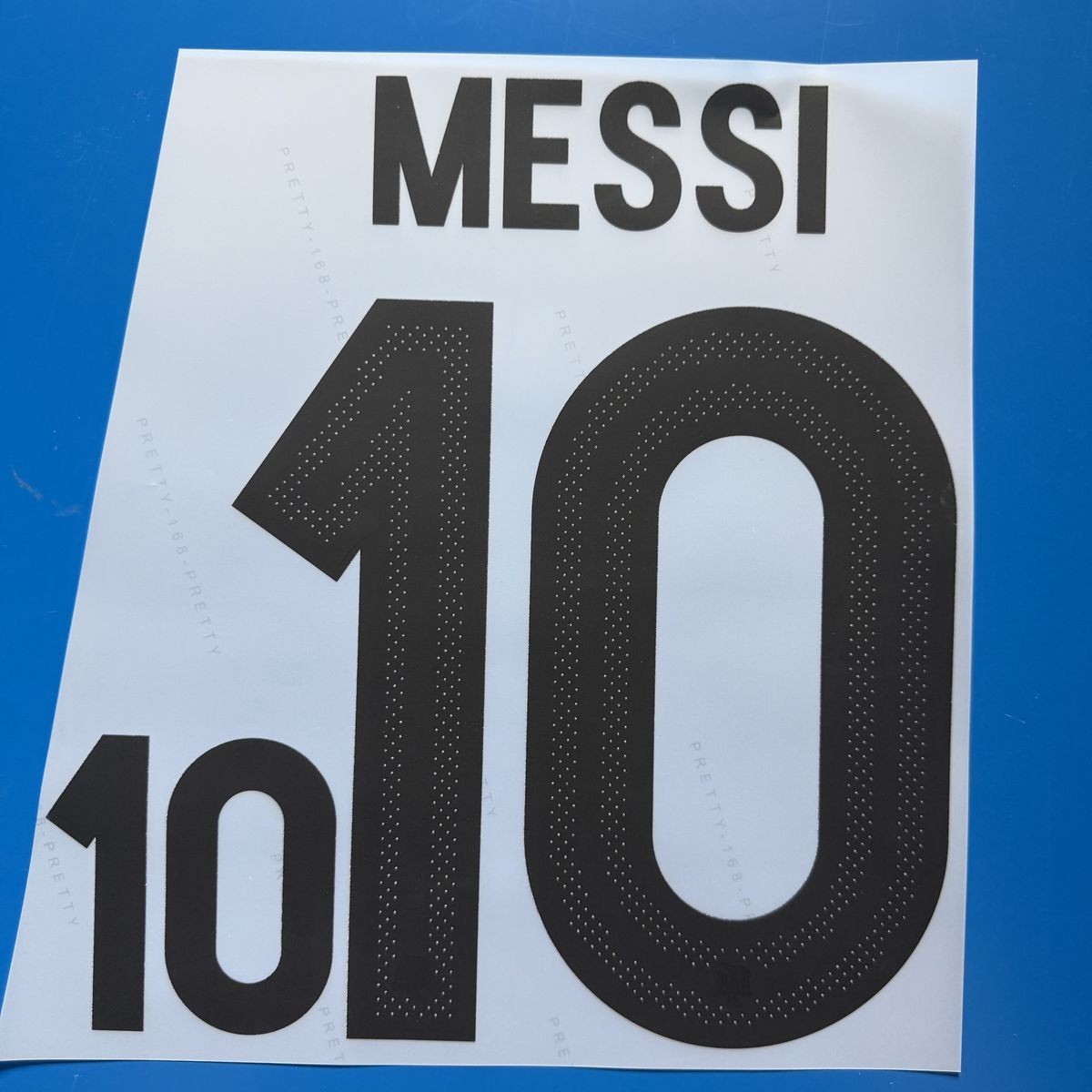 Argentina Lionel Messi Player Size Nameset Name Number ID Print