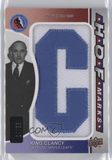 2024-25 Upper Deck SP Game Used HOF Marks 24/35 King Clancy #HOFM-KC 1j6p