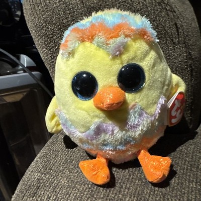 TY Beanie Boos - CORWIN the Easter Chick in Egg (Glitter Eyes) (6 inch) - MWMTs
