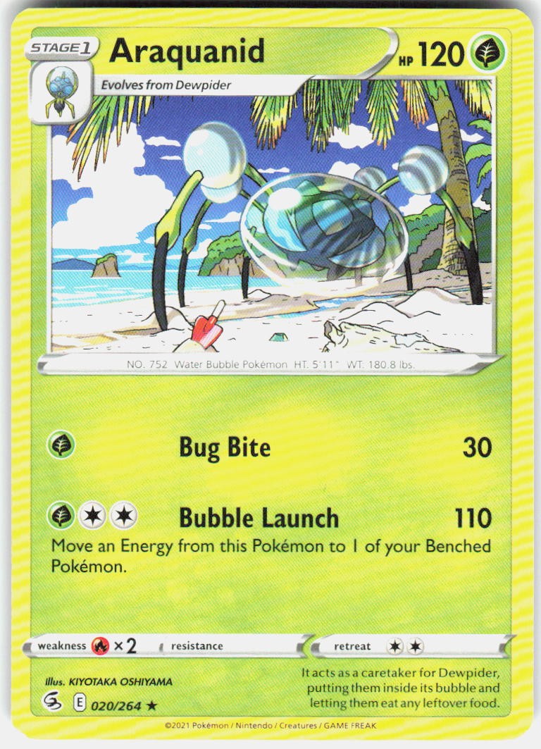 Araquanid 020/264 SWSH08: Fusion Strike Pokemon