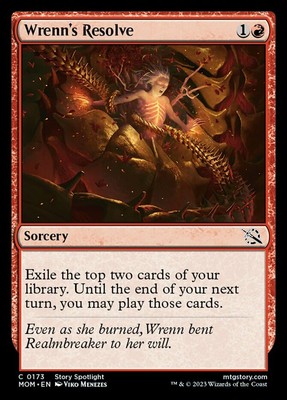 MTG Wrenn's Resolve NM-Mint March of the Machine 