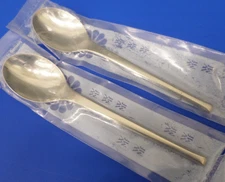 2 WMF Cromargan HELSINKI Glossy Stainless GERMANY Flatware 6 1/8" TEASPOONS New!