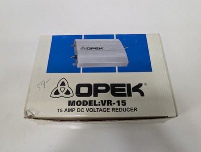 OPEK VR-15 24V TO12V Voltage Reducer DC-DC Converter 15 Amps- NEW Open Box
