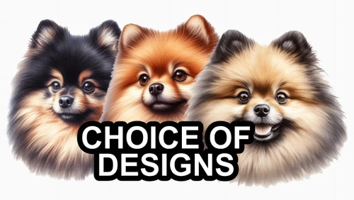 Pomeranian Self Adhesive Dog Sticker