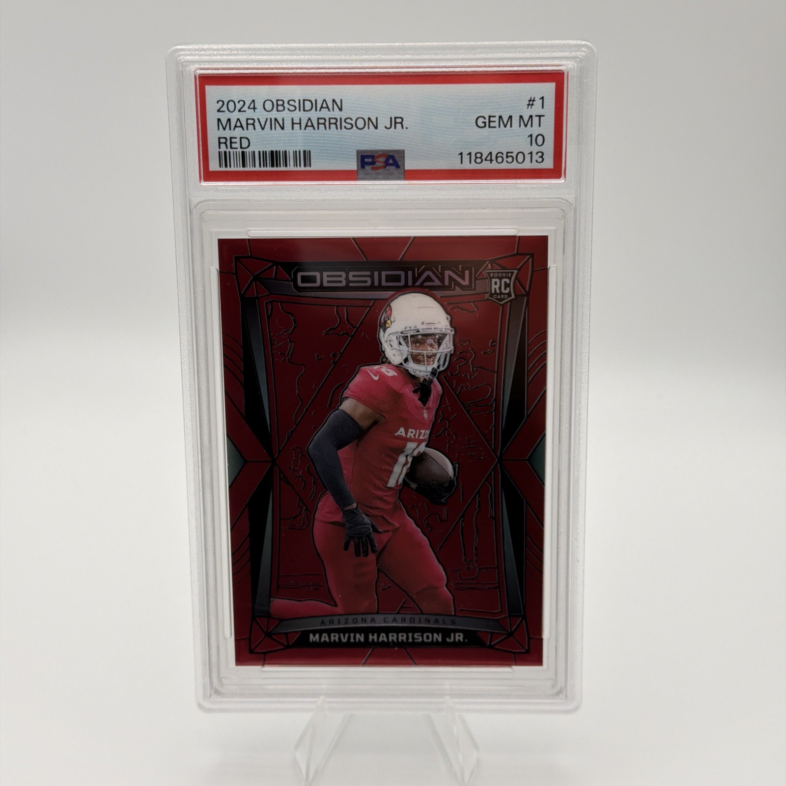 Marvin Harrison Jr. Panini Obsidian #1 Red