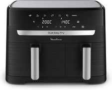Moulinex Dual Easy Fry Friggitrice ad Aria con Doppio Cestello XL 8.3 L/2.2Kg