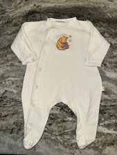 Vintage Y2K Disney Winnie The Pooh Classic Pooh Sleeper One Piece 0-3m Cream