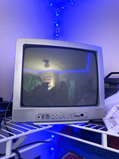 Haier 13" Silver CRT TV 480i Built-In Speakers Composite AV Inputs Parts