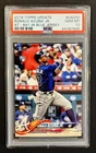 RONALD ACUNA JR 2018 TOPPS UPDATE AT-BAT BLUE RC PSA 10 GEM LOW POPULATION