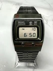 Vintage Seiko 0634-5019 LC Chrono Digital Quartz Stainless Watch - Excellent!