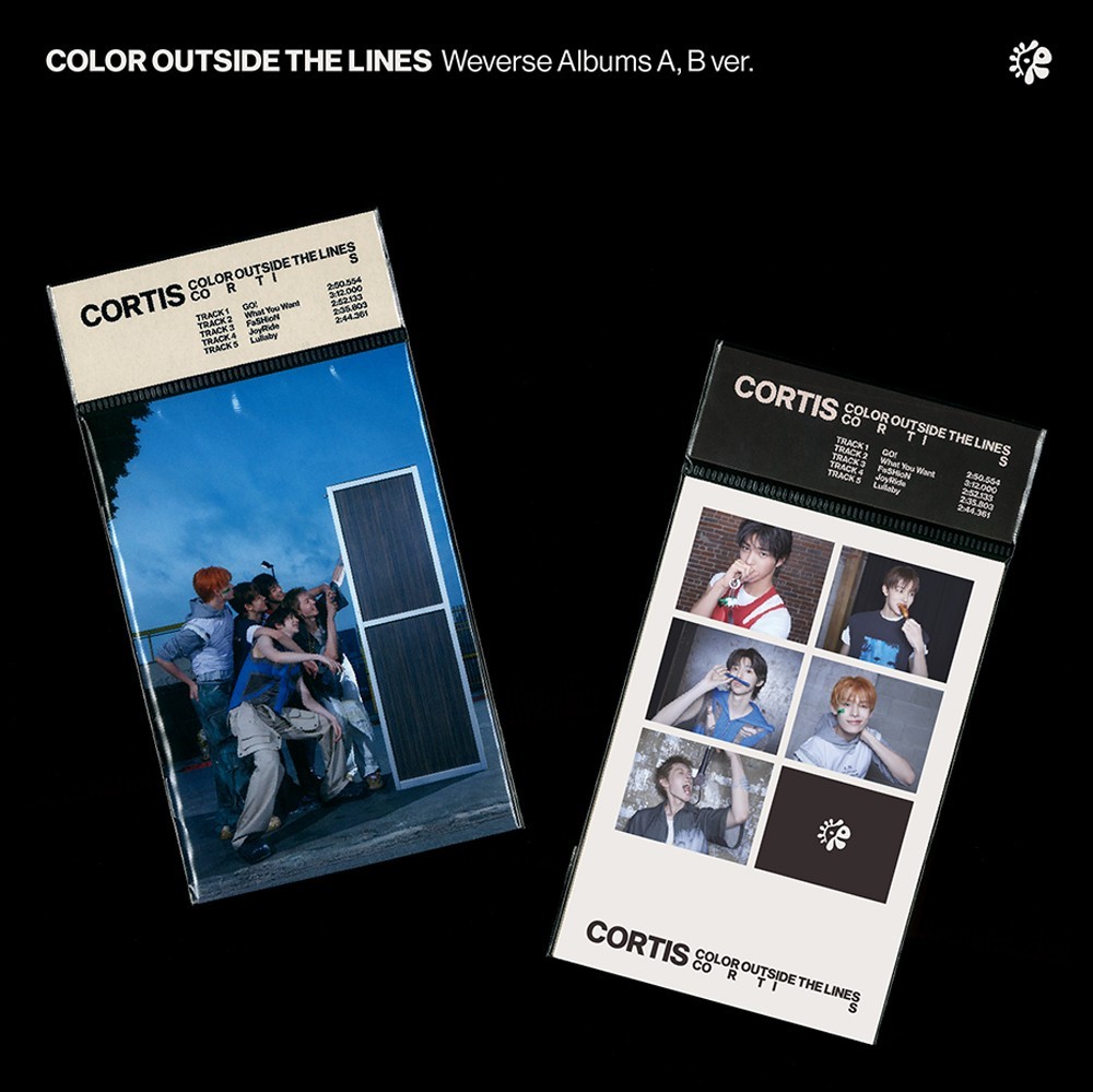 CORTIS [COLOR OUTSIDE THE LINES] The 1st EP Album WEVERSE Ver/QR