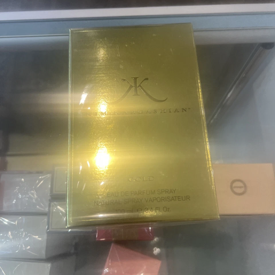 Kim Kardashian ORO 3,4 oz / 100 ml Eau de Parfum Perfume Spray NUEVO, SELLADO Foto 4 de 4