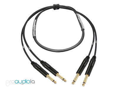 Premium 2 Channel Mogami 2930 Instrument Cable | Neutrik Gold TS
