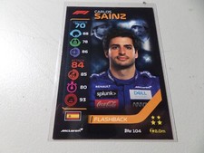 2020 Topps Turbo Attax Formula 1 #104 Carlos Sainz - Flashback - McLaren