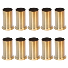10 Pcs Metal Candle Sleeve Crystal Chandelier Cable Socket Covers Lamp