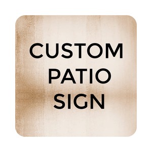 Custom Printed Pool Patio Sign Plaque, Metal Outdoor Beach Pool Party