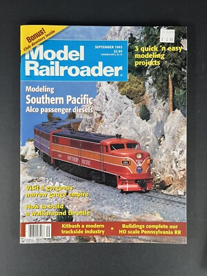 Model Railroader Magazine September 1993