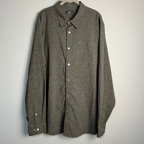 Kimes Ranch Gray Coolmax Button Down Western Shirt Long SL XX-Large Yellowstone - Picture 2 of 11