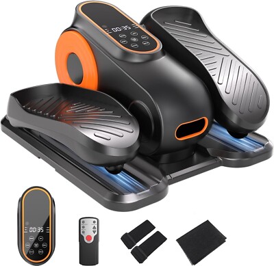 Under Desk Elliptical Machine, Ellipse Leg Exerciser for Seniors Fully Assembled