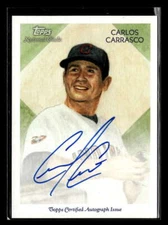 2010 Topps National Chicle Carlos Carrasco Bazooka Autograph Auto /99 FX2725