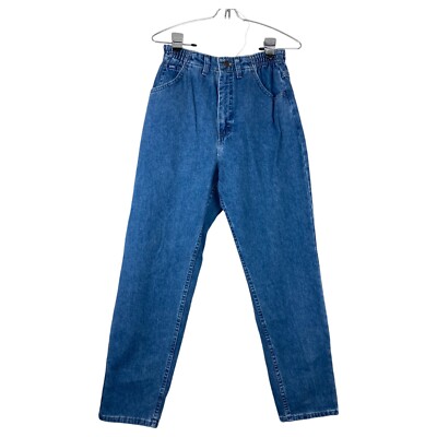 VTG Lee Original Jeans Womens Petite Denim Elastic Waist