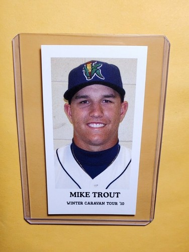 2010 Winter Caravan Handout Card MIKE TROUT Minor League Rookie EBay