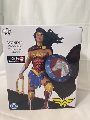 Wonder Woman Collectible Statue Icon Heros Statue 0419/5,004 Sealed NIB OBO RARE