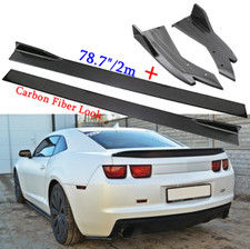 78.7" Sideskirts +Seitenschweller Flap Diffusor Heckspoiler Für Chevrolet Camaro