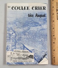 Vintage 1961 Coulee Crier La Crosse Wisconsin Entertainment Guide Old Style Ad