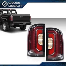  Fits For 2016-2018 GMC Sierra Denali LED Tail Light Left Right Side Rear Lamp