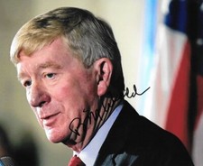 * BILL WELD * signed autographed 8x10 photo * GOVERNOR OF MASSACHUSETTS * COA 3