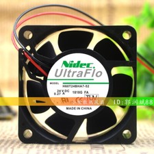 Nidec H60T24BHA7-52 6025 24V 0.27A 6cm Refrigerator Chassis Cooling Fan Quiet