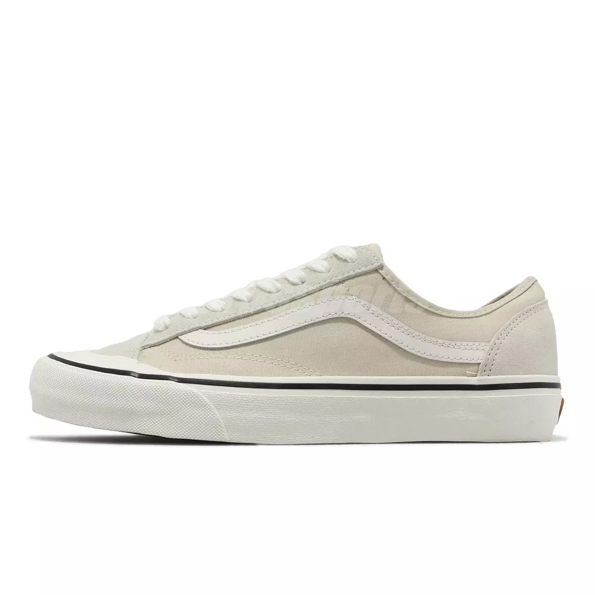 Vans Style 136 Deco Salt Wash Bone White Men Unisex Casual Shoes VN0A4BX9BWQ