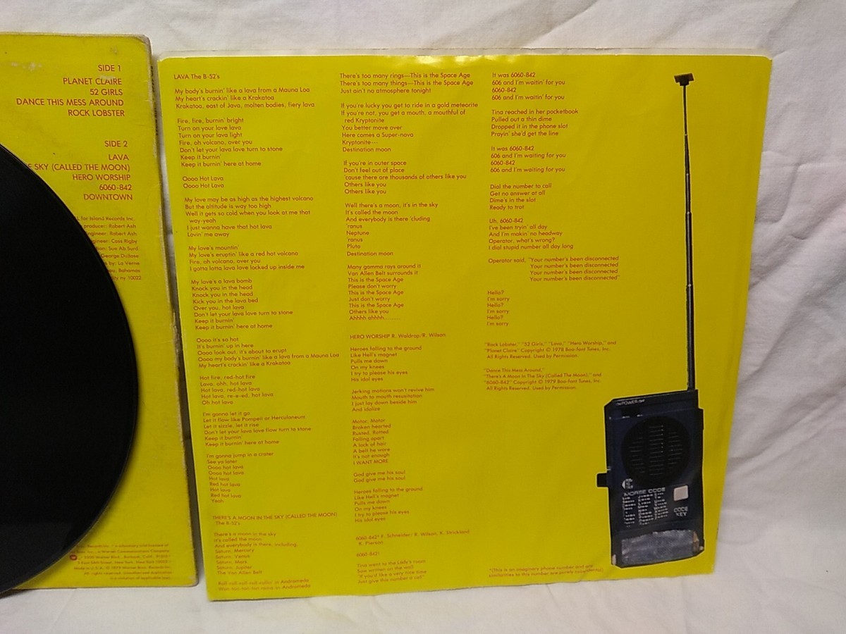 米LP B-52s B-52s BSK3355 WARNER BROS /00260 B-52's Self-Titled Vinyl LP Warner Bros. Records BSK 3355
